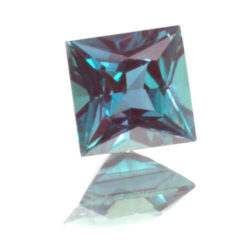 Chrysoberyl Lab Alexandrite 6mm Princess Cut