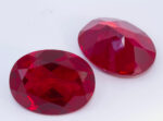 Lab Created Ruby 20x15mm Oval 2 Pack Clearance