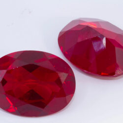 Lab Created Ruby 20x15mm Oval 2 Pack Clearance