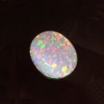 Lab Created White Opal Oval Cabochons