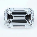 Lab Created Diamond Emerald Cut 0.86ct D VVS2 IGI Cert