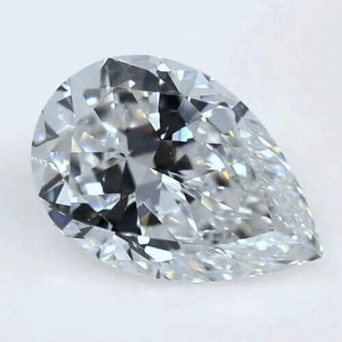 Lab Created Diamond Pear 1.36ct E VS1 IGI Cert