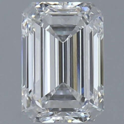 Lab Created Diamond Emerald Cut 1.96ct D VVS2 IGI Cert