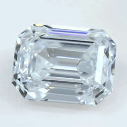 Lab Created Diamond Emerald Cut 1.02ct D VS1 IGI Cert