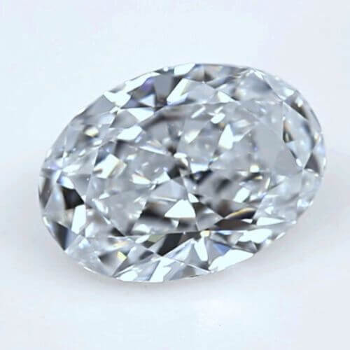 Lab Created Diamond Oval 1.06ct D VS1 IGI Cert