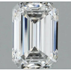 Lab Created Diamond Emerald Cut 1.89ct E VVS2