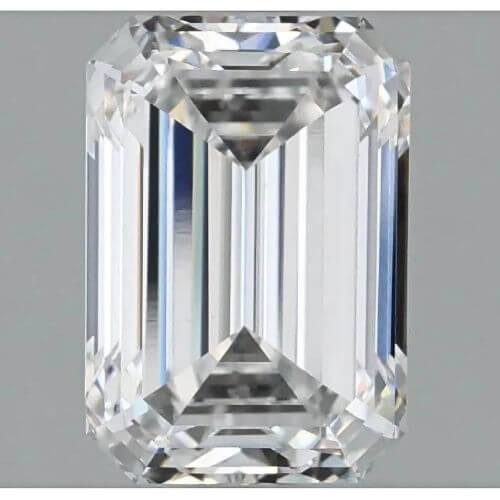 Lab Created Diamond Emerald Cut 1.89ct E VVS2