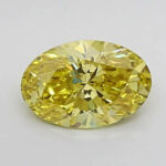 Lab Created Diamond Oval 2.02ct Fancy Intense Yellow VS2