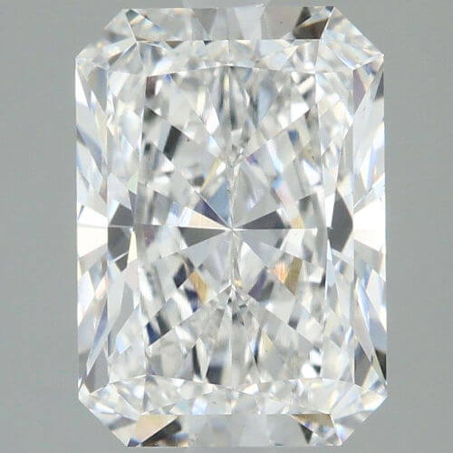 Lab Created Diamond Radiant Cut 2.88ct E VS1