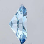 Lab Created Diamond Oval 3.02ct Fancy Vivid Blue VS1