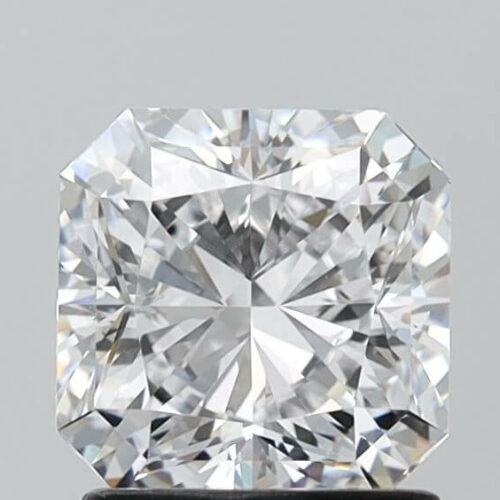 Lab Created Diamond Square Radiant 1.54ct D VVS2 IGI Cert