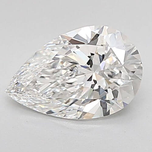 Lab Created Diamond Pear 2.06ct E VVS2