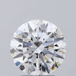 Lab Created Diamond Round 2.71ct E VS1 IGI Cert