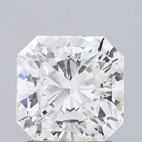 Lab Created Diamond Square Radiant 1.51ct E VVS2 IGI Cert