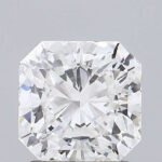 Lab Created Diamond Square Radiant 1.51ct E VVS2 IGI Cert
