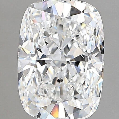 Lab Created Diamond Cushion Cut 2.49ct E VVS2