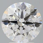 Lab Created Diamond Round 3.04ct E VVS2
