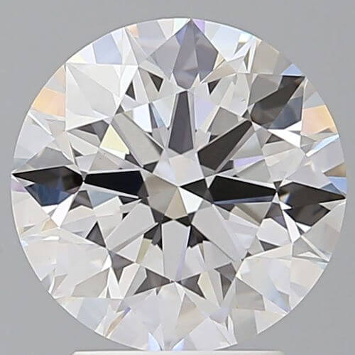 Lab Created Diamond Round 3.04ct E VVS2