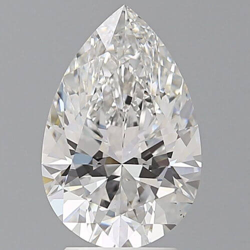 Lab Created Diamond Pear 3.10ct E VS1