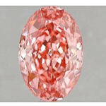 Lab Created Diamond Oval 2.09ct Fancy Vivid Pink VS1