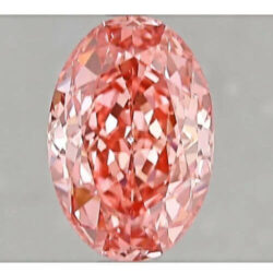 Lab Created Diamond Oval 2.09ct Fancy Vivid Pink VS1