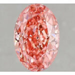 Lab Created Diamond Oval 2.09ct Fancy Vivid Pink VS1