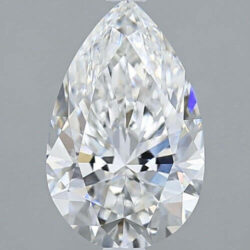 Lab Created Diamond Pear 2.54ct E VS1
