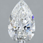 Lab Created Diamond Pear 2.54ct E VS1
