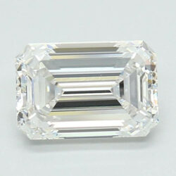 Lab Created Diamond Emerald Cut 1.55ct E VVS2 IGI Cert