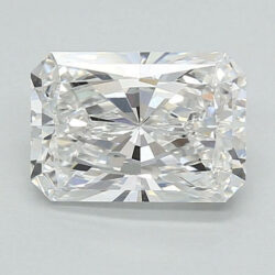 Lab Created Diamond Radiant Cut 1.55ct E VS1 IGI Cert