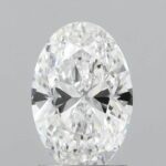Lab Created Diamond Oval 1.73ct D VVS2 IGI Cert