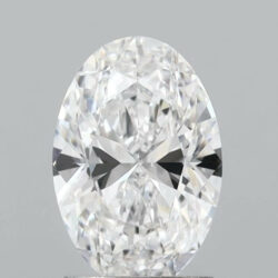 Lab Created Diamond Oval 1.73ct D VVS2 IGI Cert