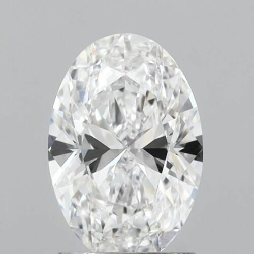 Lab Created Diamond Oval 1.73ct D VVS2 IGI Cert