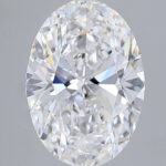 Lab Created Diamond Oval 2.56ct E VVS2 IGI Cert