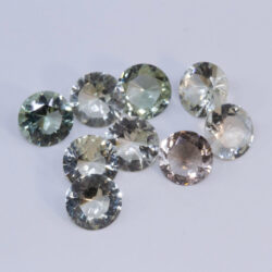 Lab Created Green Quartz 5mm Round 10 Pack Clearance