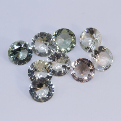 Lab Created Green Quartz 5mm Round 10 Pack Clearance