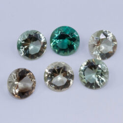 Lab Created Light Green Quartz 6mm Round 6 Pack Clearance