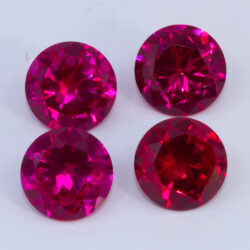 Lab Created Ruby 8mm Round Clearance
