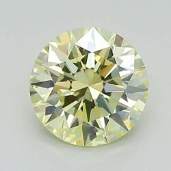 Lab Created Yellow Diamond Rounds 2.5mm - 4mm VS