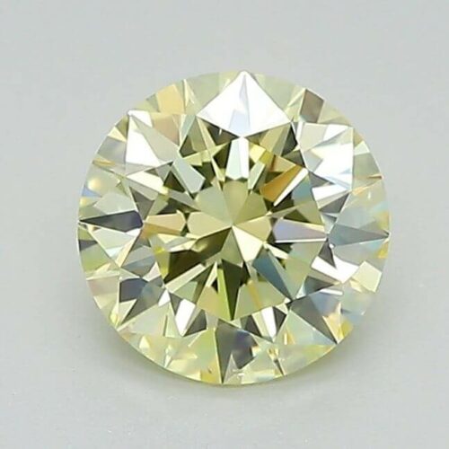 Lab Created Yellow Diamond Rounds 2.5mm - 4mm VS