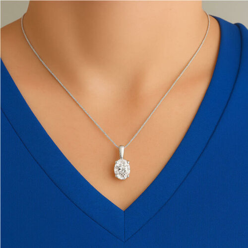Oval Single Bail Pre-notched Pendant Mounting