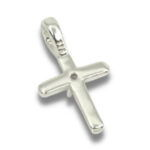 3mm Round Smooth Cross Pendant Mounting