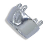 Round Bezel with Prongs Slider Pre-notched Pendant Mounting