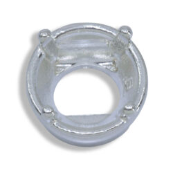 Round Bezel with Prongs Slider Pre-notched Pendant Mounting