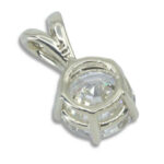 Lab Diamond 2.71ct E VS1 Five Prong Round Pendant