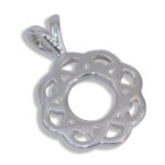 Camellia Pendant - Round Cabochon Pendant Mounting