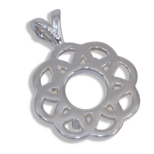 Magnolia Pendant - Round Cabochon Pendant Mounting