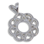 Magnolia Pendant - Round Cabochon Pendant Mounting