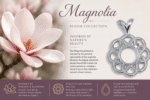 Magnolia Pendant - Round Cabochon Pendant Mounting