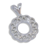 Zinnia Pendant - Round Cabochon Pendant Mounting